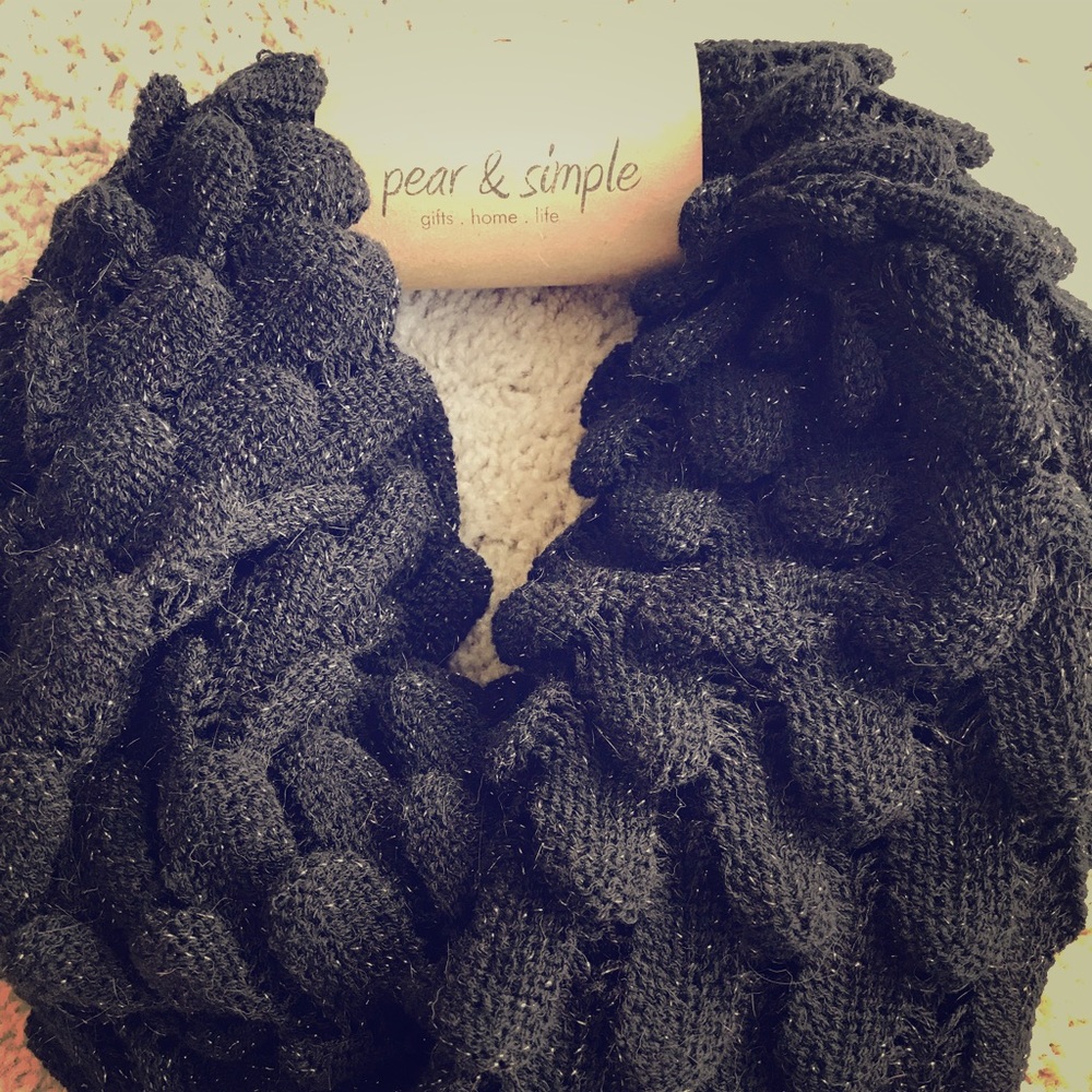 Never worn black Infinity scarf!  NWT